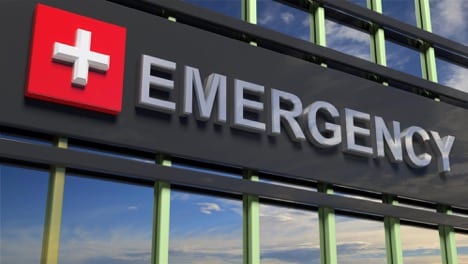 emergency room signage