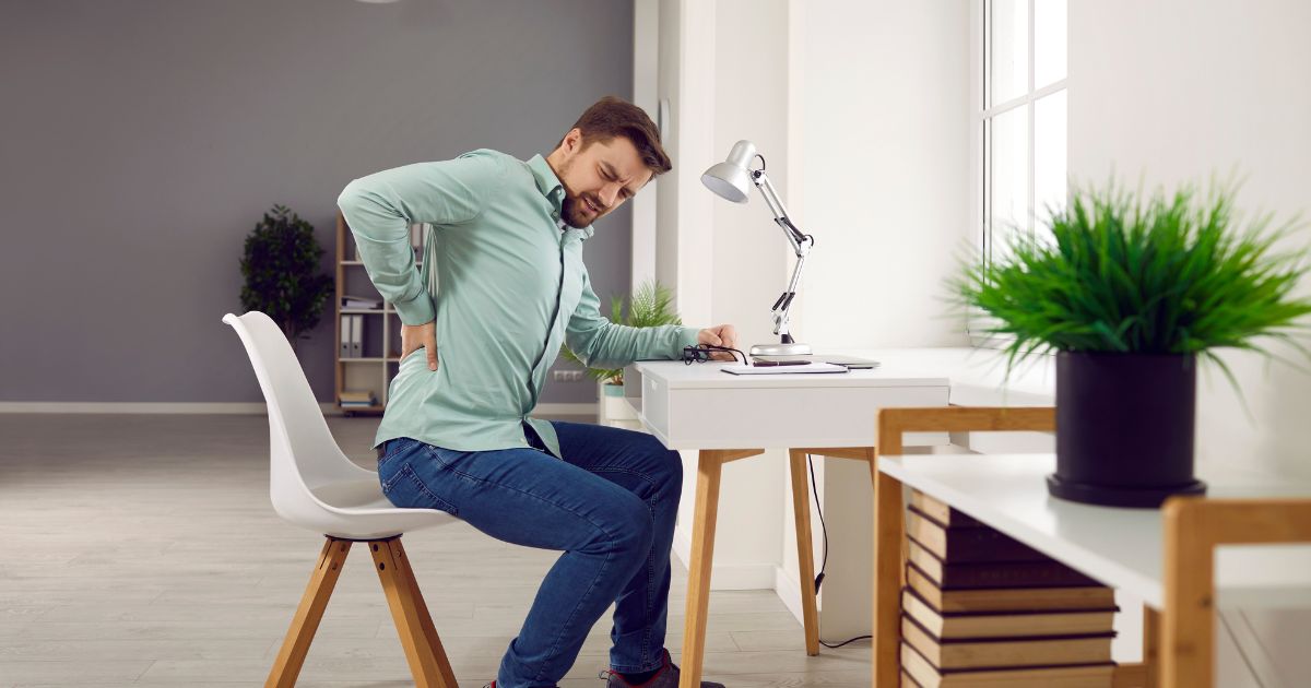 Working from Home Increases Risk of Back Pain