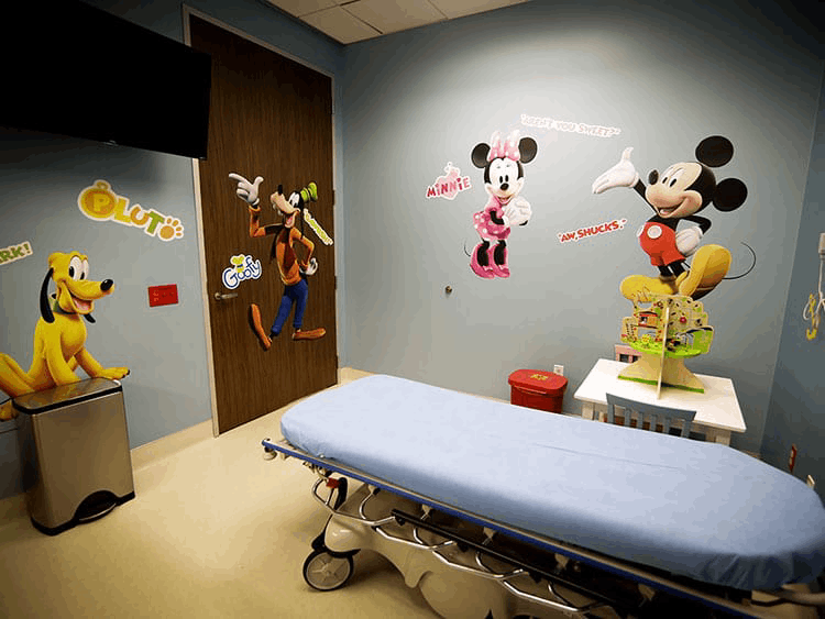 EER Pediatric room in Fort Worth