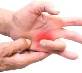 Difficulty moving affected areas