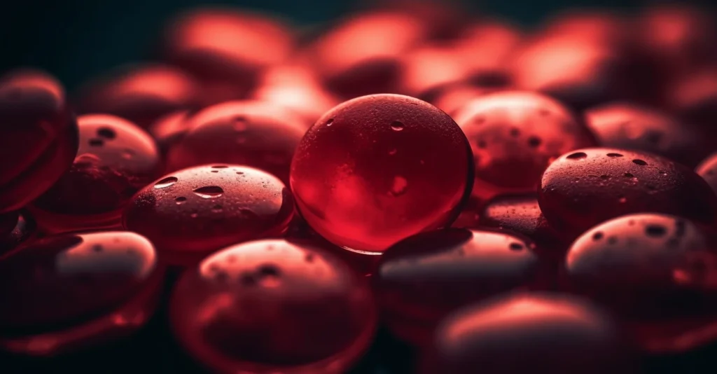 Medical 3D rendering of a blood clot in a vein on a clean, clinical background.